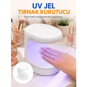 Kalıcı Oje Kurutucu Mini Uv Işınlı Taşınabilir Hızlı Ve Pratik Oje Kurutucu Yeni Nesil