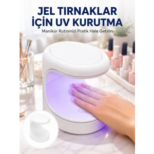 Kalıcı Oje Kurutucu Uv Led Teknolojisi Taşınabilir Mini Tırnak Kurutucu Yeni Nesil
