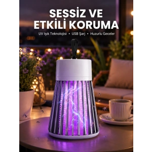 Kamp Ve Bahçe İçin Şarjlı Böcek Kovucu Lamba