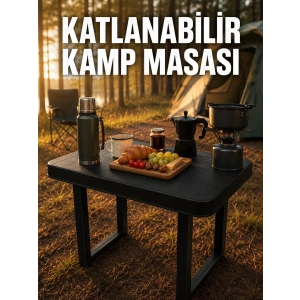 Katlanabilir Kamp Masası Taşınabilir Plastik Piknik Ve Bahçe Masası İçin Uygun