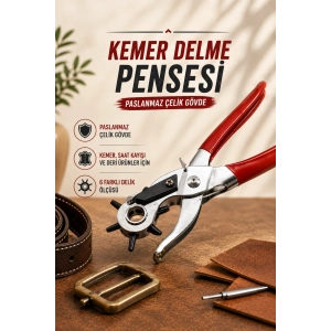 Kemer Delme Pensesi Paslanmaz Çelik Gövde