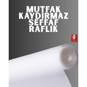 Kesilebilir Şeffaf Raflık Çekmece Kaplaması Mutfak İçin