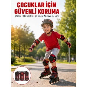 Koruyucu Seti Dizlik Dirseklik Bileklik Nefes Alabilir Koruma Ekipmanı