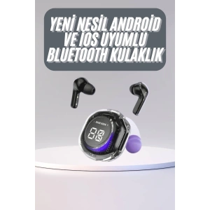 Kulak İçi Bluetooth Kulaklık Anc Enc Özellikli Şarj Göstergeli Kablosuz Kulaklık