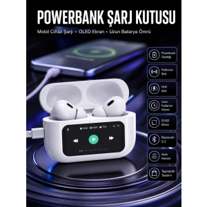 Kulak İçi Bluetooth Kulaklık Ekranlı Müzik Dinleme Çağrı Cevaplama Siyah Yeni Nesil