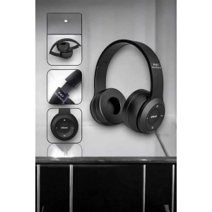 Kulak Üstü Tf Kart Ve Aux Destekli Ergonomik Bluetooth Kulaklık