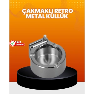Küllük Ve Çakmak Birleşik Set Paslanmaz Çelik Gövde