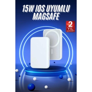 Magsafe Battery Pack Powerbank Kablosuz Şarj 5.000 Mah