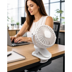 Mandallı Güçlü Hava Üfleyen Masa Ve Bebek Arabası Fanı