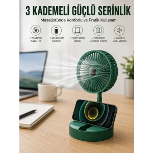 Masaüstü Taşınabilir Mini Soğutucu Vantilatör