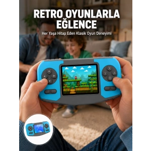 Mini Arcade Oyun Konsolu Hafif Taşınabilir Çocuk Hediyelik