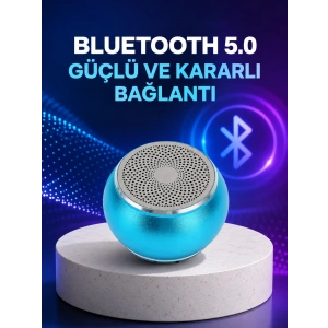 Mini Bluetooth Speaker | Uzun Pil Ömrü, Şık Ve Hafif Tasarım Yeni Nesil