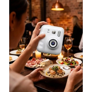 Mini Çocuk Fotoğraf Makinesi Baskı Özellikli Video Çekim 4 Kağıt Rulo Hediyeli