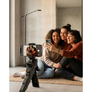 Mini Telefon Tripodu Ayarlanabilir Telefon Standı Vlog Ve Fotoğraf Çekim Aparatı