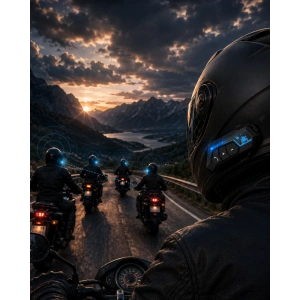 Motosiklet Kaskı İçin Bluetooth Kulaklık Hands Free Çağrı Özellikli