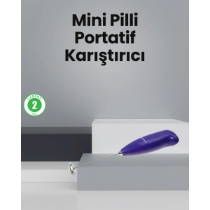 Mutfak İçin Mini El Mikseri – Kahve, Süt, Krema Ve Sos Karıştırıcı