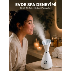 Nano İyonik Buhar Cihazı Tek Tuşla Kullanım Yüz Bakım Makinesi