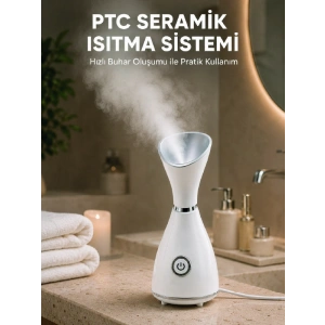 Nano İyonik Cilt Bakım Buhar Makinesi Ptc Isıtma Sistemli