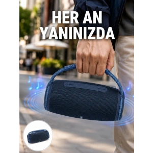 Net Stereo Ses Sunan Ipx5 Su Geçirmez Bluetooth Hoparlör Yeni Nesil