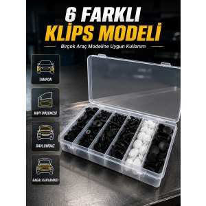 Otomotiv Plastik Klips Seti | Kaporta, Çamurluk, Davlumbaz Ve İç Trim Klipsleri