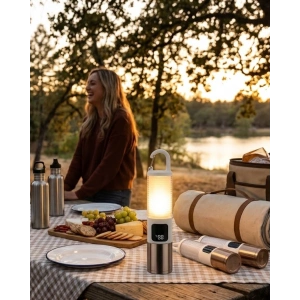 Outdoor Kamp Feneri Usb Şarjlı Yüksek Parlaklık Güç Ekranlı Led Aydınlatma