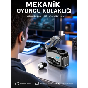 Oyuncu Kulaklığı Yeni Mekanik Kablosuz Kulaklık İos Android Uyumlu Yeni Nesil