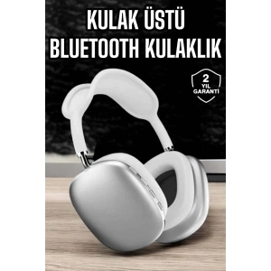 P9 Air Max Kablosuz 5.0 Mikrofonlu Bluetooth Kulaklık Beyaz Yüksek Ses Kaliteli