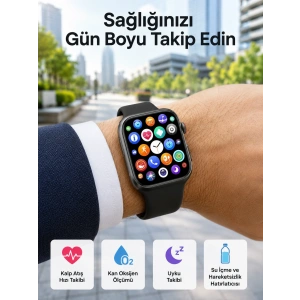 Plastik Kordonlu Kalp Atışı Uyku Takibi Ve Çağrı Cevaplayabilen Akıllı Saat