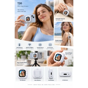 Pratik Kullanım Kablosuz Mini Selfie Ekranı
