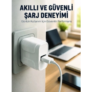 Pratik Ve Kompakt Tasarımlı 12w Usb Telefon Şarj Adaptörü