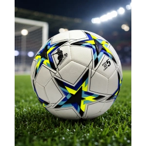 Profesyonel Dikişli Futbol Topu Dayanıklı Kaymaz Yüzeyli Antrenman Topu