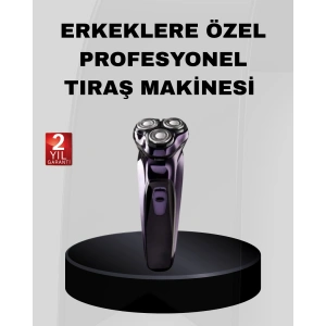 Profesyonel Şarjlı Tıraş Makinesi Ayarlanabilir Başlıklı Kablosuz