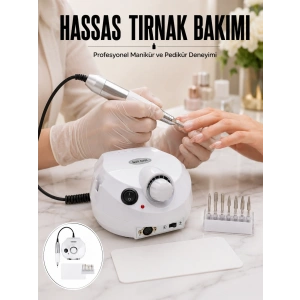 Profesyonel Tırnak Freze Makinesi Çok Fonksiyonlu Manikür Pedikür Seti Yeni Nesil