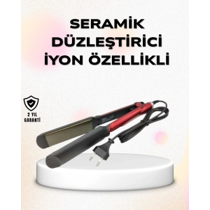 Profesyonel Titanyum Saç Düzleştirici – Ayarlanabilir Isı Ve Hızlı Isınma Özellikli