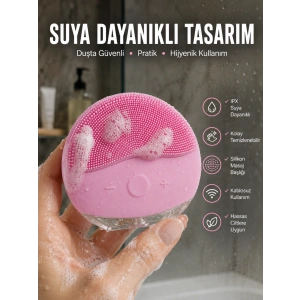 Profesyonel Yüz Temizleme Masaj Aleti Su Geçirmez, Kablosuz Şarj Özellikli Kolay Temizlenebilir Yeni Nesil