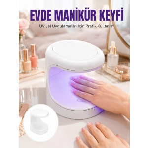Protez Tırnak Kurutucu Kalıcı Oje Led Oje Kurutucu Uv Işınlı Taşınabilir Yeni Nesil