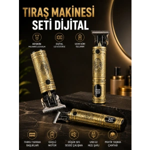 Rd 378 Çizik Tıraş Makinesi Seti Dijital