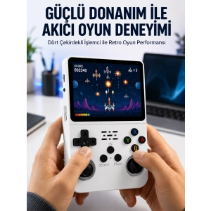 Retro El Konsolu 64 Gb – 15.000 Oyun, Geniş Platform Desteği, 3.5” Ips Ekran Yeni Nesil