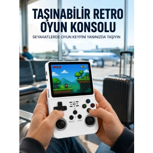 Retro Oyun Cihazı – Çift Microsd Desteği, Çoklu Platform Uyumu, 3200 Mah Batarya Yeni Nesil