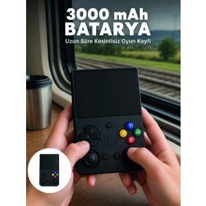 Retro Taşınabilir Oyun Konsolu 3.5 İnç Ips Ekran 26 Emülatör Destekli 64gb El Tipi Oyun Cihazı