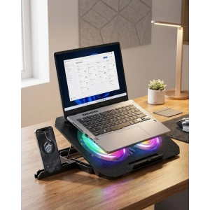 Rgb Fanlı Laptop Soğutma Standı Usb Girişli Notebook Yükseltici