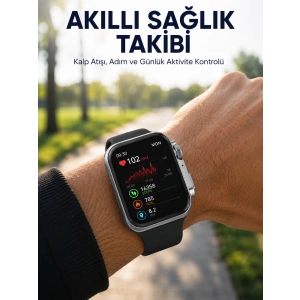 Rs12 Pro+ 2025 Serisi Uzun Şarj Süreli Garantili Full Ekranlı Özel Üretim Akıllı Saat – 2gb Hafıza, Amoled, Gps, Sesli Arama Yeni Nesil