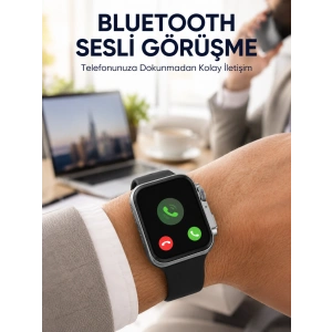 Rs12 Pro+ Titanyum Kasa Akıllı Saat – Uyku Ve Nabız Takibi, Suya Dayanıklı, Bluetooth Arama Yeni Nesil