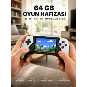 Şarjlı, Hafıza Kart Destekli Oyun Konsolu Yeni Nesil