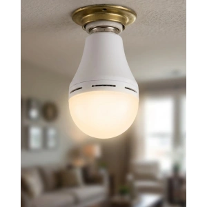 Şarjlı Led Ampul 6500k Soğuk Beyaz E27 Duy Enerji Tasarruflu