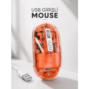 Sessiz Kablosuz Usb Girişli Mouse Fare Yüksek Performanslı