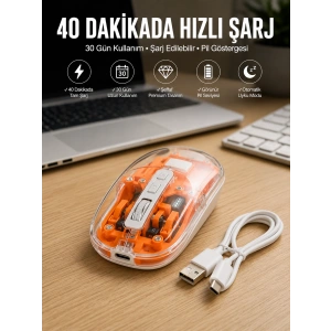Sessiz Kablosuz Usb Girişli Mouse Fare Yüksek Performanslı Yeni Nesil