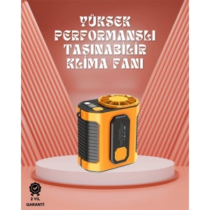 Sessiz Turbo Fan – Kamp, Spor, Ofis İçin Taşınabilir Mini Soğutucu