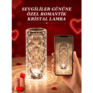 Sevgililer Günü İçin Hediye Kristal Lamba Sevgiliye Hediye Usb Şarjlı Gece Lambası (kopya)