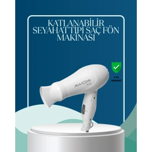 Seyahat Uyumlu Saç Kurutma Makinesi Hafif Ve Kompakt